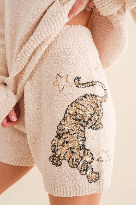 Soft Knitted Tiger Star Lounge Set