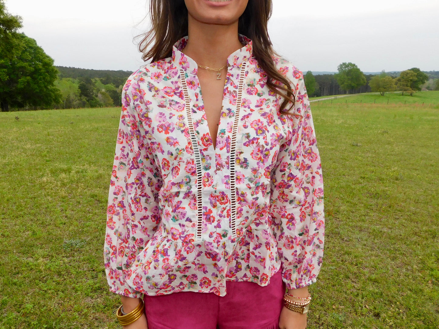 Flower Garden Blouse